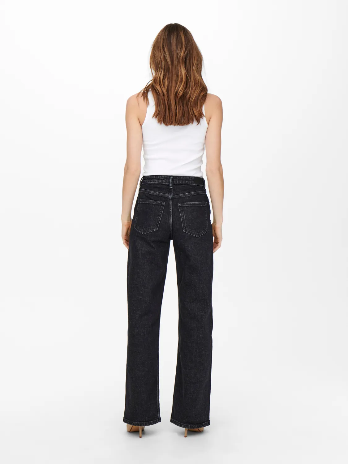 Only ONLSILJE EX HW STR WIDE DOT854 DNM NOOS - Dames Only ONLSILJE EX HW STR WIDE DOT854 DNM NOOS - Dames